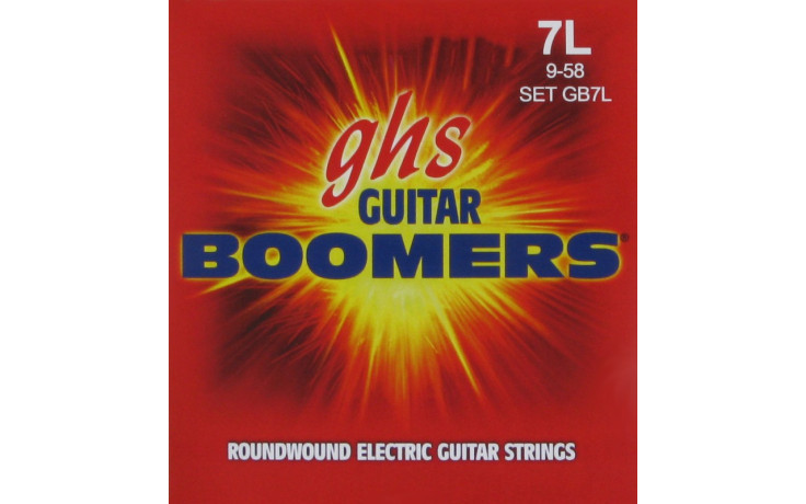 GHS STRINGS 7 STRING BOOMERS GB7L