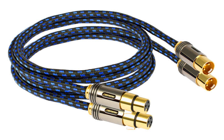 GOLDKABEL highline XLR MKII Stereo "NEUHEIT" 1,0м