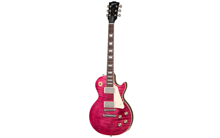 GIBSON AT LES PAUL STANDARD 60s FIGURED TOP TRANSLUCENT FUCHSIA