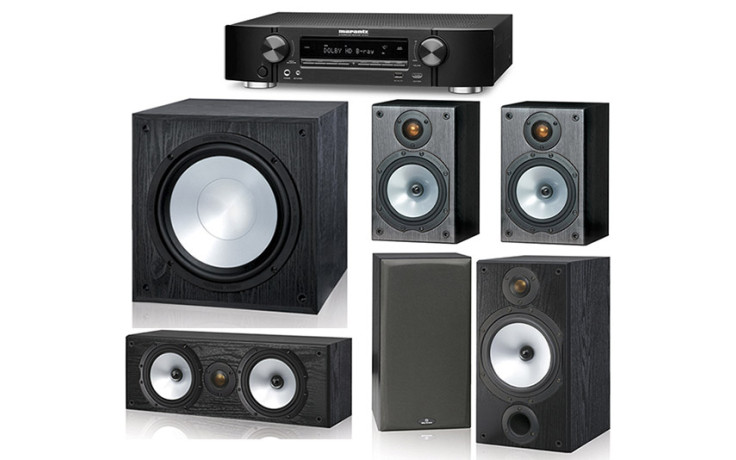 Monitor Audio MR2 и ресивер Marantz NR1508
