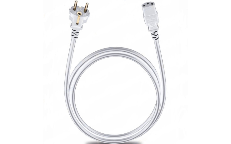 OEHLBACH Powercord C13/150 white, 1,5 м