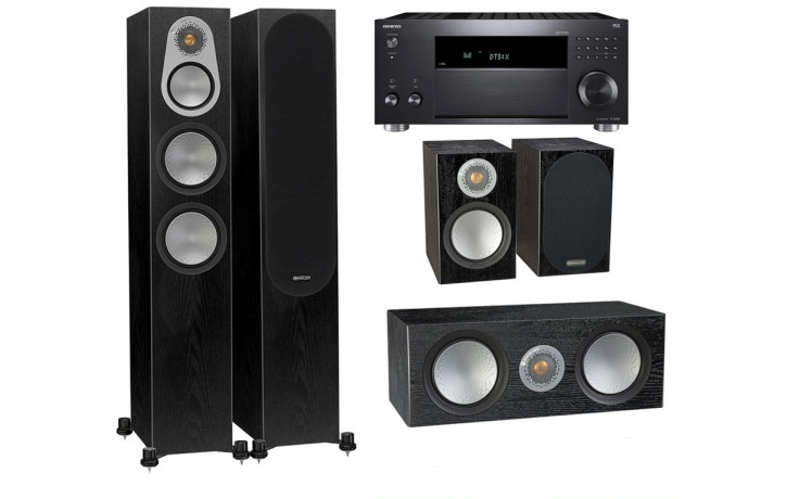 Onkyo TX-RZ830 + Monitor Audio Silver 300 set 5.0