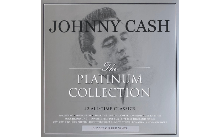 JOHNNY CASH - THE PLATINUM COLLECTION 3 LP Set 2019 (NOT3LP280, Red) NOT NOW MUSIC/EU MINT (5060403742803)