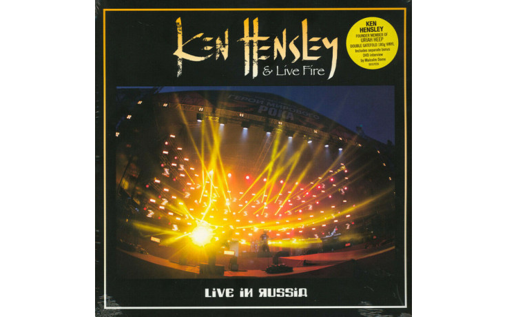 KEN HENSLEY & LIVE FIRE - LIVE IN RUSSIA 2 LP Set 2019 (SECLP226, 180 gm.) SECRET RECORDS/EU MINT (5036436122127)