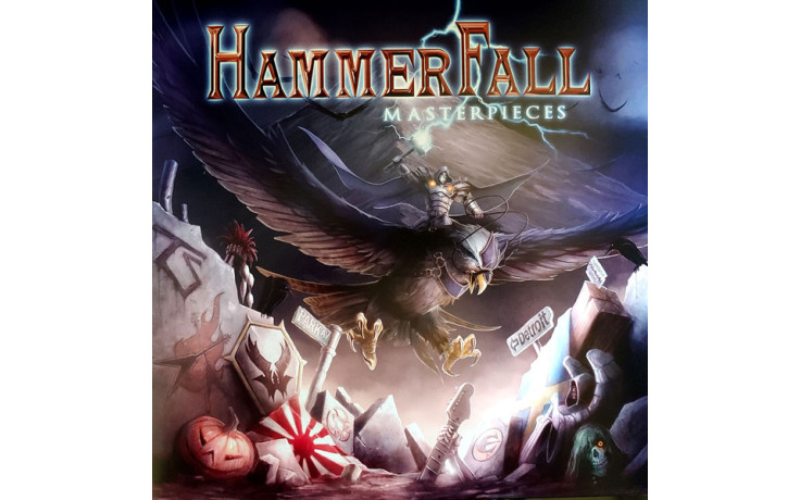 HAMMERFALL - MASTERPIECES 2 LP Set 2021 (NB 1824-7, LTD., Blue/Yellow) NUCLEAR BLAST/EU MINT (0727361182472)