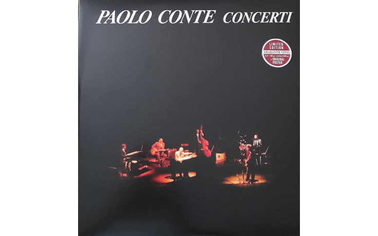 PAOLO CONTE - CONCERTI 2 LP Set 1985/2021 (NAR 11420, LTD., 180 gm.) NAR/EU MINT (8004429114203)