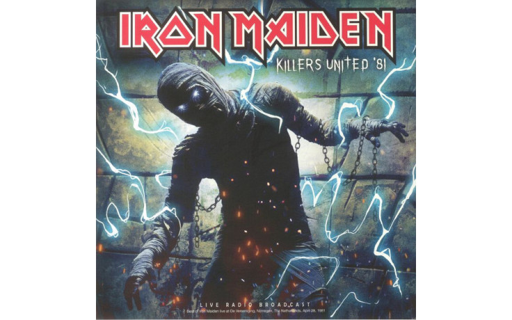 IRON MAIDEN - KILLERS UNITED "81: LIVE RADIO BROADCAST 2022 CULT LEGENDS/EU MINT (8717662586927)