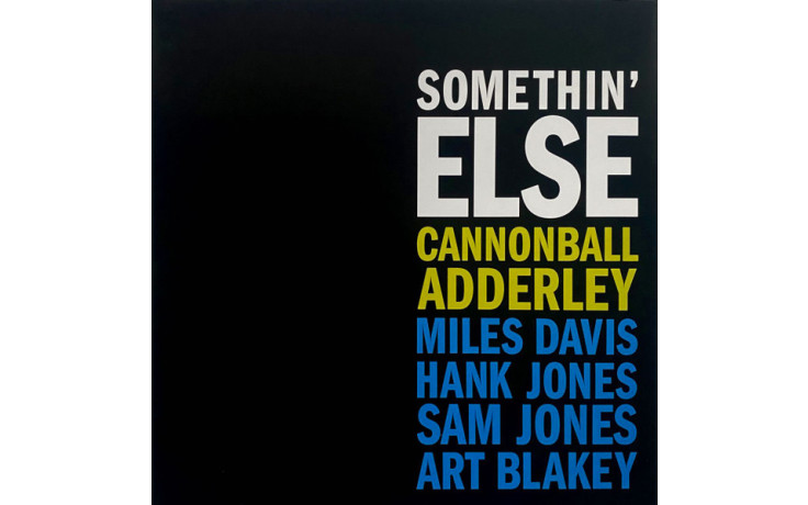 Cannonball Adderley - Somethin’ Else 1958/2020 (vnl 12213 Lp) Ermitage/eu Mint (3770024952131)