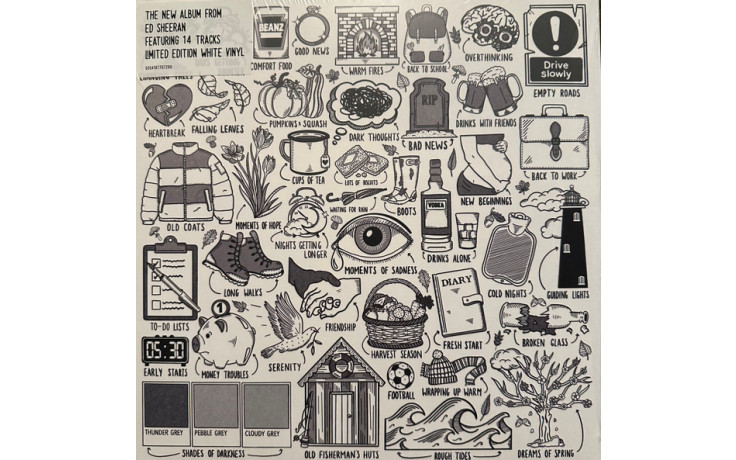 ED SHEERAN - AUTUMN VARIATIONS 2023 (5054197767289, LTD., White) GINGERBREAD MAN/EU MINT (5054197767289)