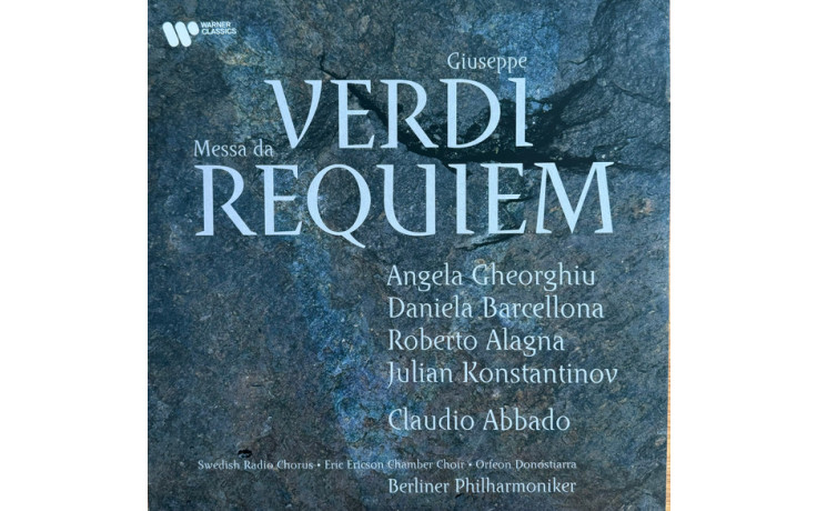 GIUSEPPE VERDI, CLAUDIO ABBADO - MESSA DA REQUIEM 2 LP Set 2023 (B0C83S6H54) WARNER/EU MINT (5054197604959)