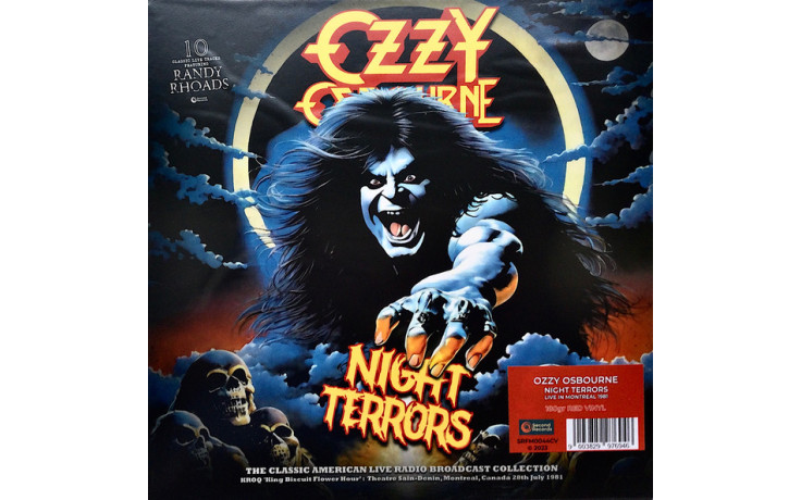 OZZY OSBOURNE - NIGHT TERRORS 2024 (SRFM0044CV, LTD., Red) SECOND RECORDS/EU MINT (9003829976946)