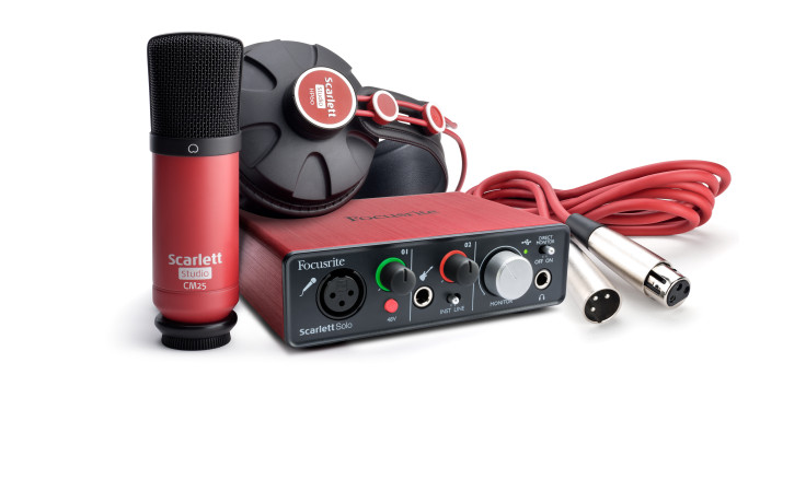 FOCUSRITE SCARLETT SOLO STUDIO PACK