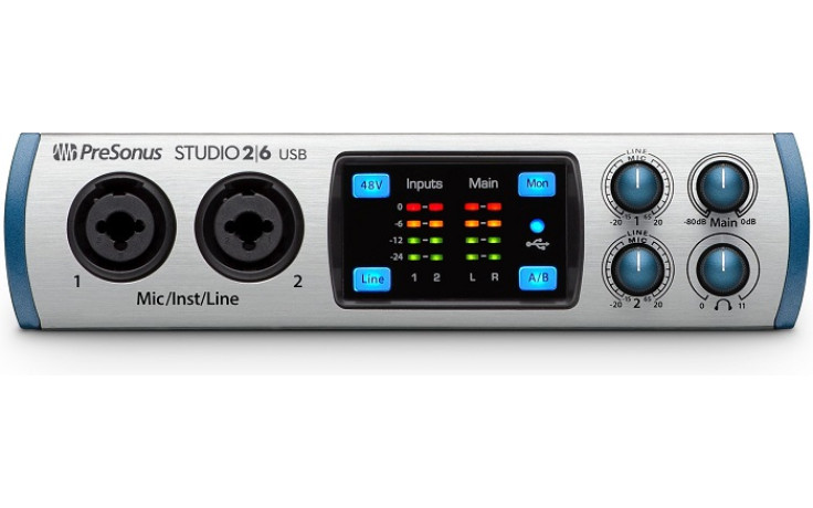 PRESONUS Studio 2|6 USB 2x4 USB Audio Interface with 2 XMAX-L Preamps