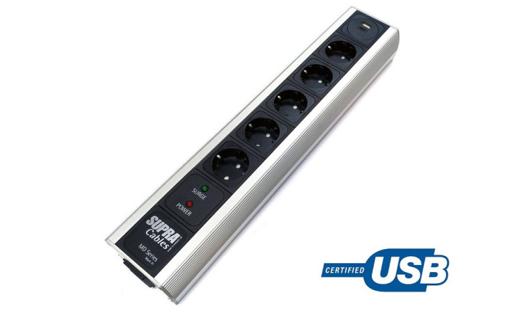 SUPRA MAINS BLOCK MD05-EU/SP USB-A/C