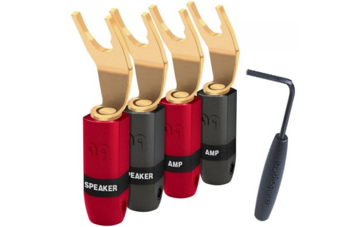 AUDIOQUEST spc SureGrip300 Spade Gold set of 4