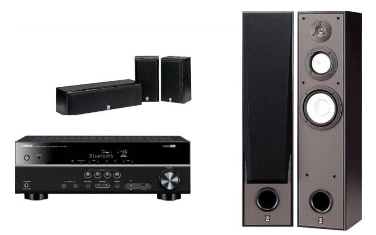Yamaha Kino SYSTEM 7390 (RX-V385 + NS-7390 + NS-P51) Black