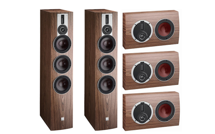 Dali Rubicon 8-LCR set 5.0 American Walnut