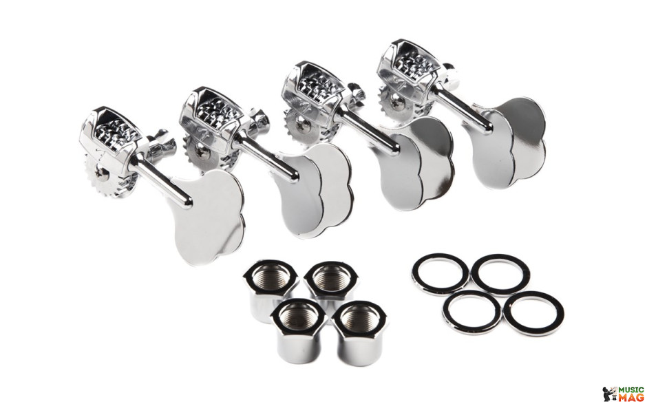 FENDER DELUXE "F" STAMP BASS TUNING MACHINE SET - LEFT-HANDED