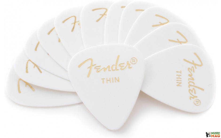 Fender 351 CLASSIC CELLULOID WHITE THIN 098-0351-780