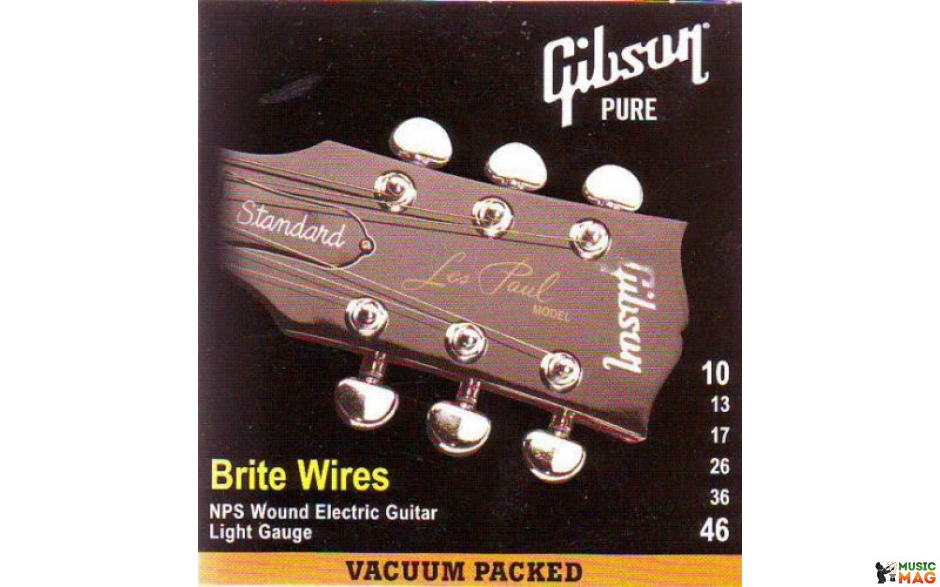 Gibson SEG-700L BRITE WIRES NPS WOUND ELECT. .010-.046
