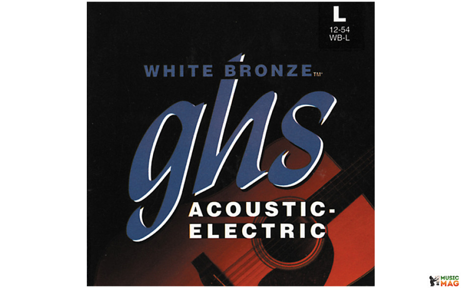 GHS STRINGS WB-L WHITE BRONZE