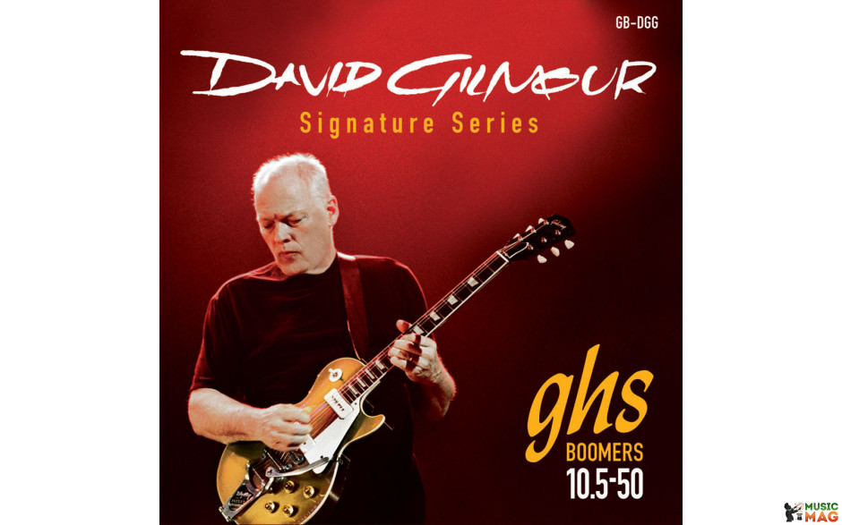 GHS STRINGS DAVID GILMOUR RED SIGNATURE