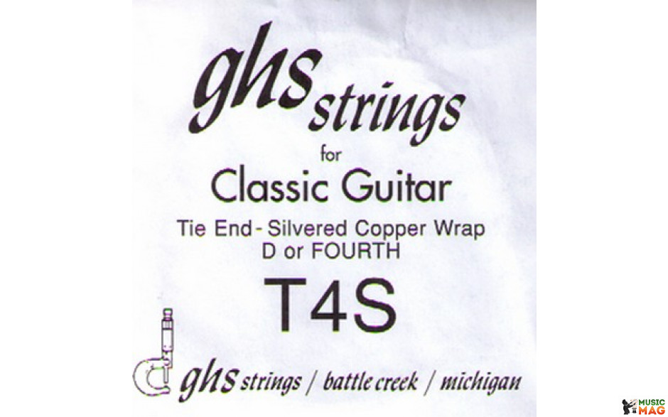 GHS STRINGS T4S SINGLE STRING CLASSIC