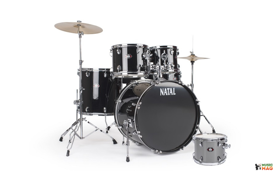 NATAL DRUMS DNA ROCK DRUM KIT SILVER HARDWARE PACK