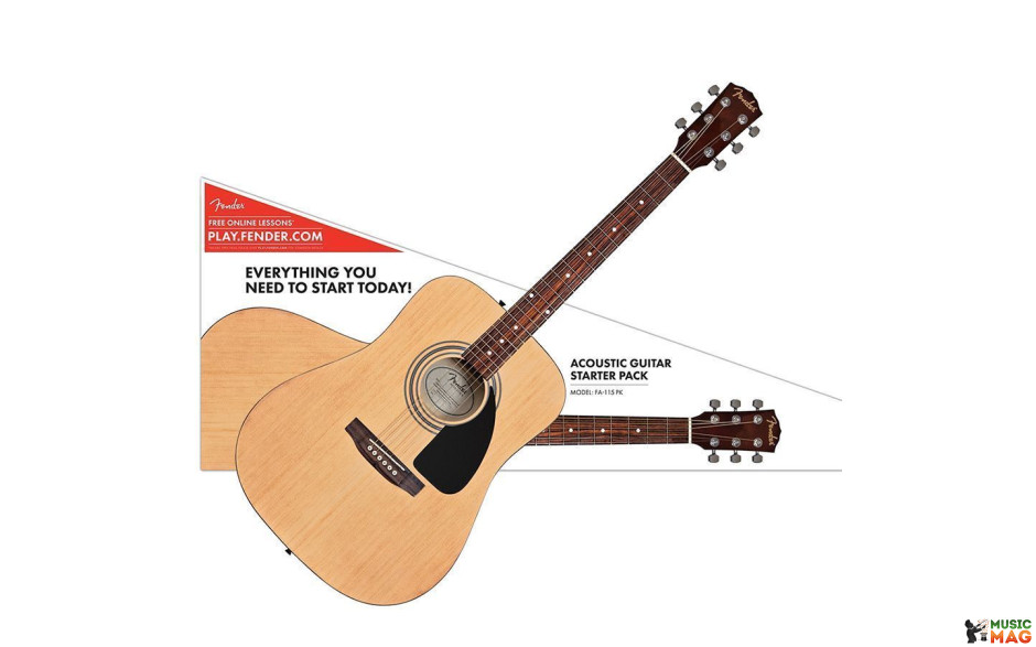 FENDER FA-115 DREADNOUGHT PACK NATURAL