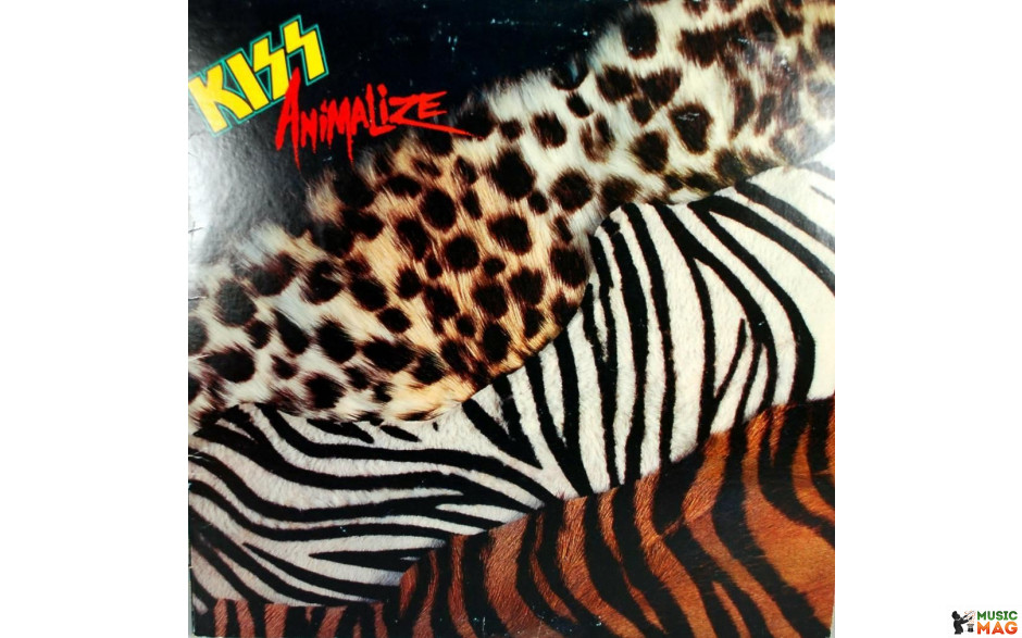 KISS - ANIMALIZE 1984 USA EX / EX