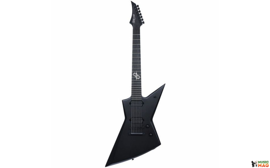 SOLAR GUITARS E2.7C CARBON BLACK MATTE