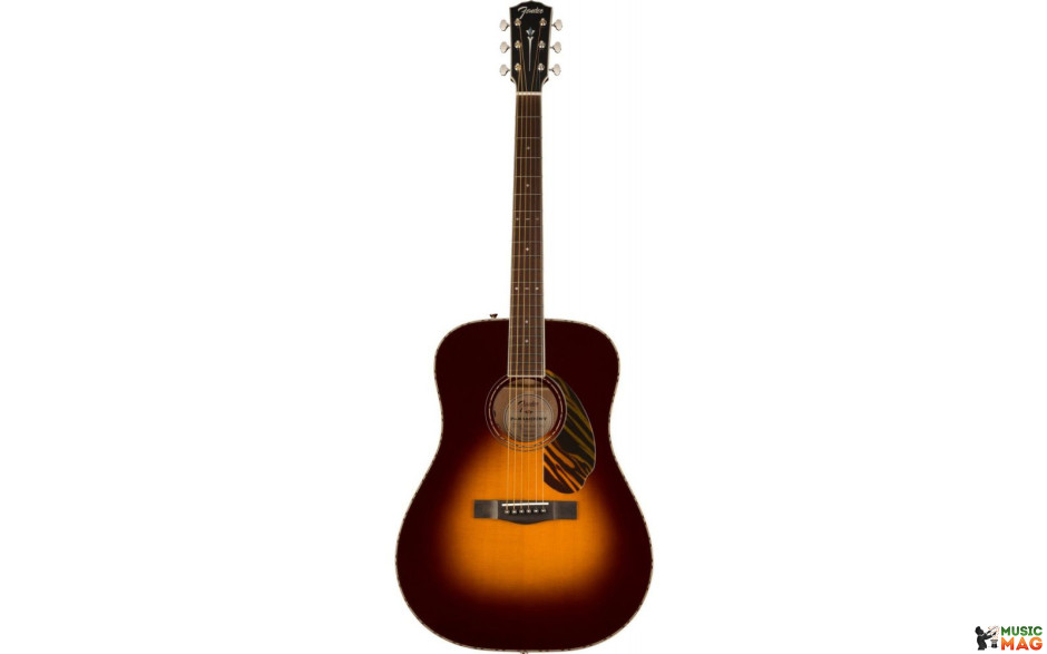 FENDER PD-220E DREADNOUGHT WITH CASE 3-COLOR VINTAGE SUNBURST