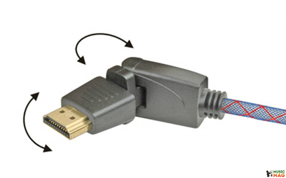 Real Cable HD-E-360 (HDMI-HDMI) 1.4 3D Ethernet 1M00