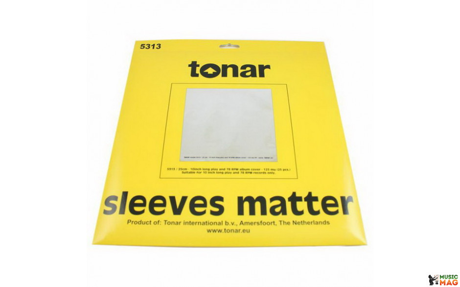 Tonar 25 наружных пакетов для виниловых пластинок (25 Pcs./ Pack) art 5313