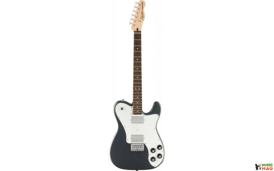 SQUIER by FENDER AFFINITY SERIES TELECASTER DELUXE HH LR CHARCOAL FROST METALLIC