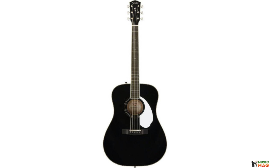 FENDER PM-1E DREADNOUGHT MAHOGANY BLACK TOP LTD