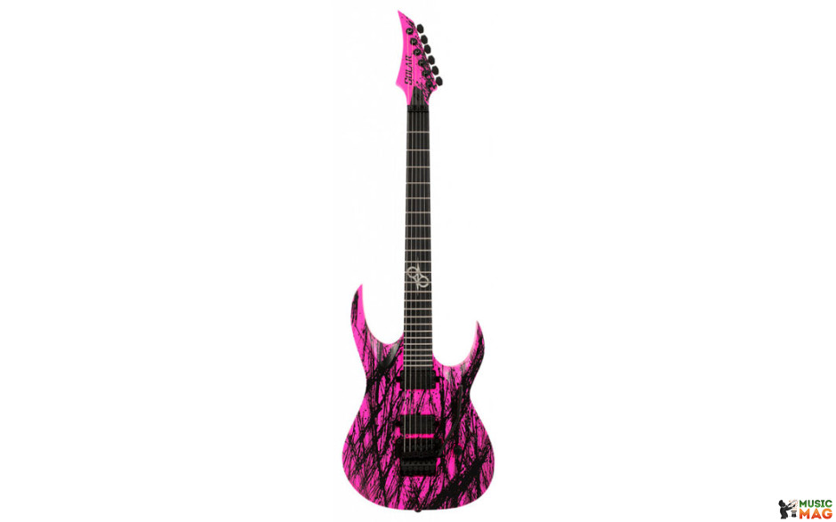 SOLAR GUITARS A2.6FRPN CANIBALISMO PINK NEON MATTE