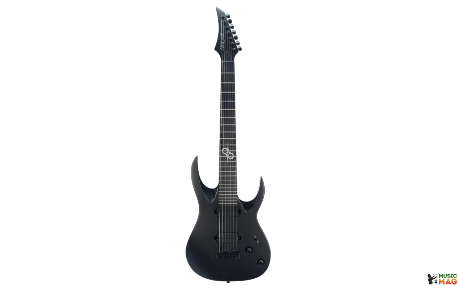SOLAR GUITARS A2.7C CARBON BLACK MATTE