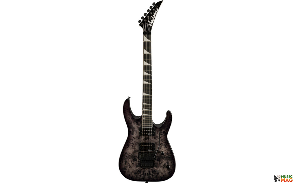 JACKSON JS SERIES JS32 DINKY ARCH TOP TRANSPARENT BLACK