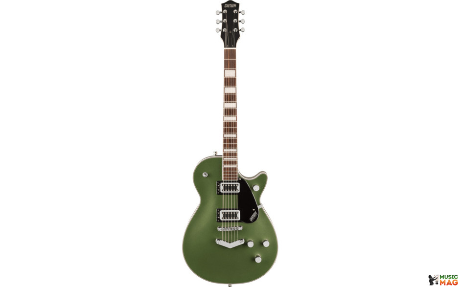 GRETSCH G5220 ELECTROMATIC JET BT SINGLE-CUT WITH V-STOPTAIL OLIVE METALLIC