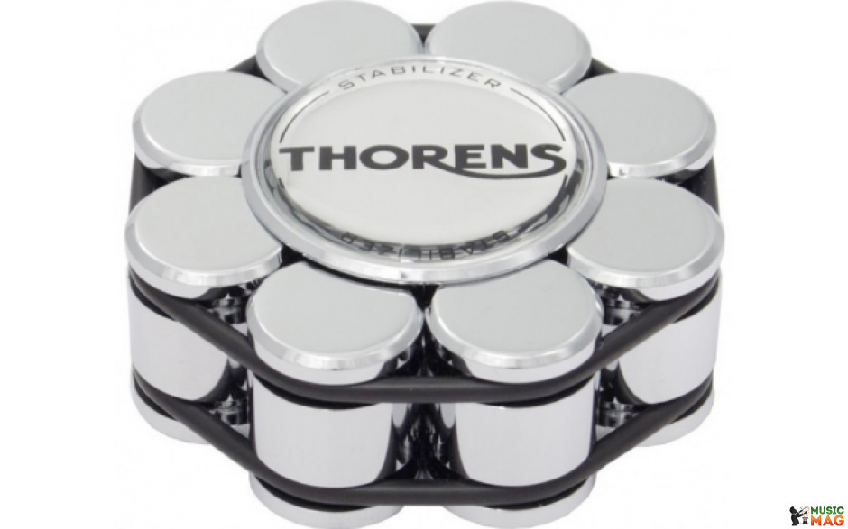 Thorens Stabilizer Chrome in Wooden Box