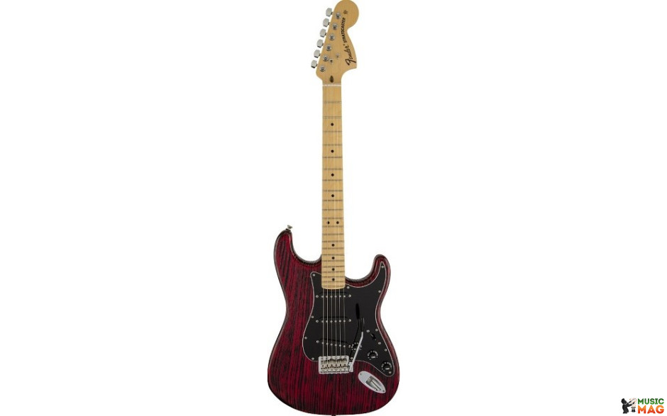 FENDER AMERICAN STANDARD SANDBLASTED LTD EDITION STRATOCASTER MN CRIMSON SATIN