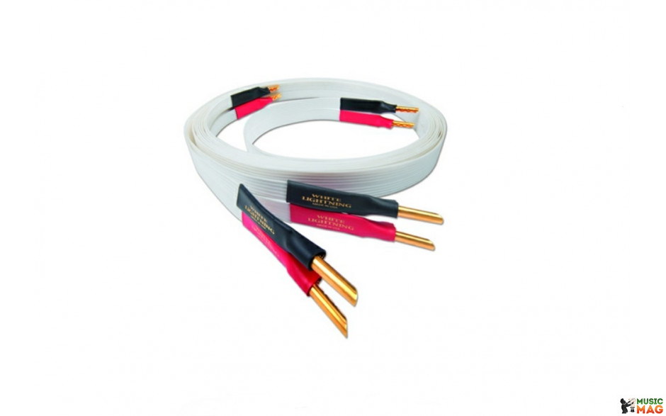 Nordost White lightning,2x5m is terminated with low-mass Z plugs
