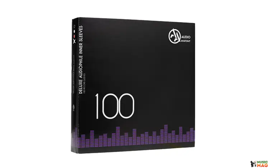 Audio Anatomy 100 X 12" Deluxe Audiophile Antistatic Inner Sleeves White
