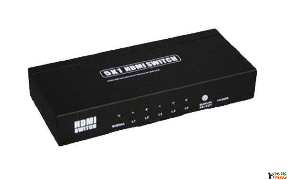 GOLDKABEL HDMI Switch 5-inputs