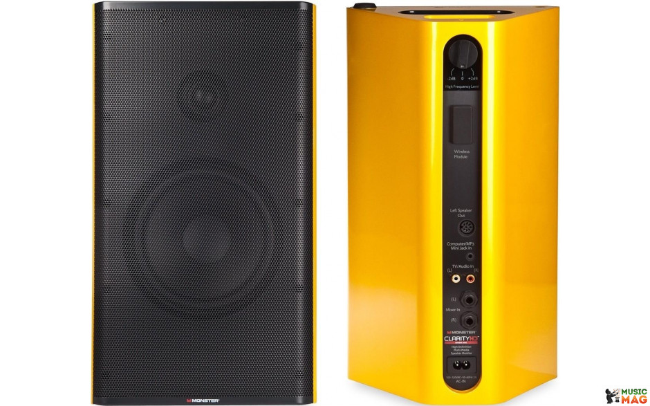 Monster Clarity HD Monitor Speakers Yellow