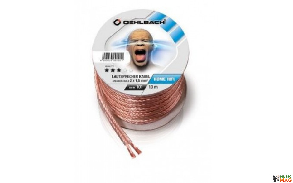 OEHLBACH Speaker Wire SP-15/3000 2x1,50mm clear spool, 30 м.