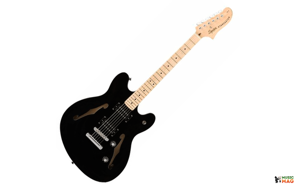 SQUIER by FENDER AFFINITY SERIES STARCASTER MAPLE FINGERBOARD BLACK