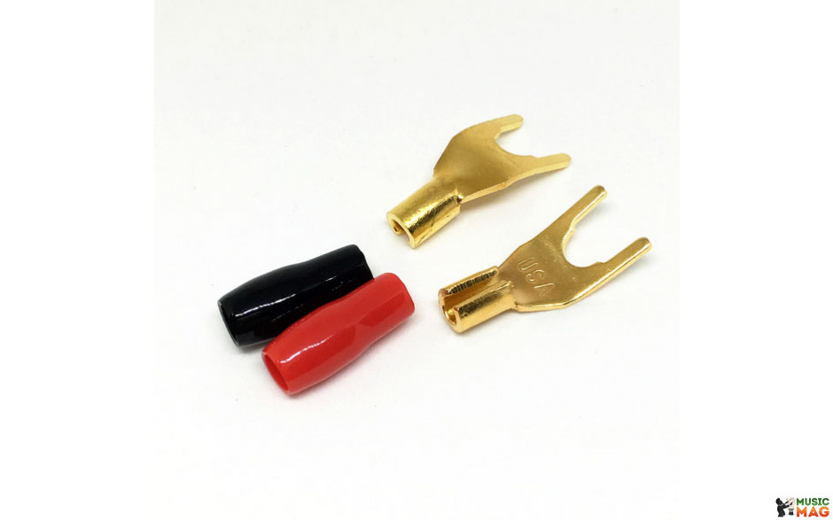 Straight Wire - Y Spade Gold Plated Terminal Plug
