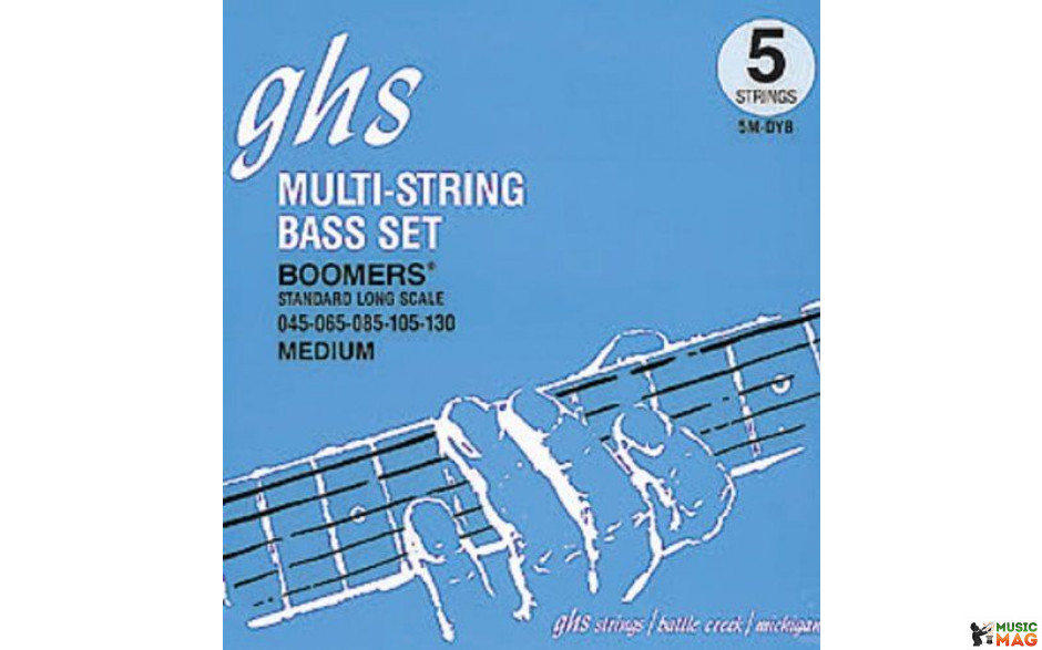 GHS STRINGS BOOMERS BASS SET